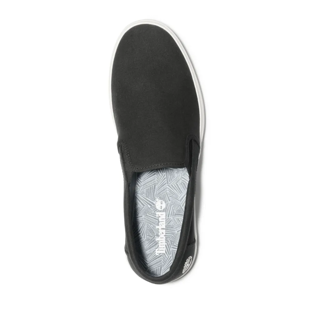 Timberland Men's Union Wharf Slip On Sneakers- Black Canvas